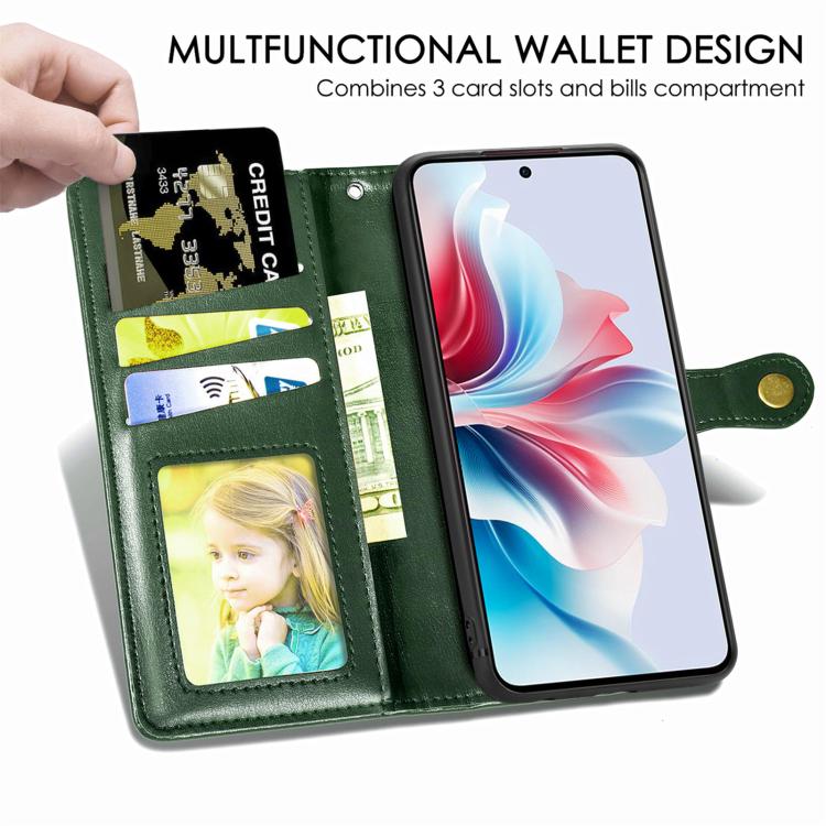For Galaxy S26 FE 5G Retro Solid Color Buckle Leather Phone Case(Blue) - Image 5