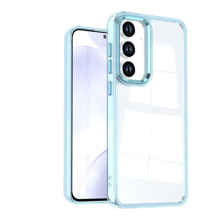 For Galaxy S26 FE 5G Shine High Transparency Acrylic Phone Case(Blue)