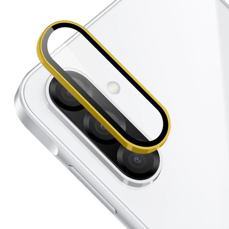 For Galaxy S26 FE ENKAY Hat-Prince 9H Rear Camera Lens Aluminium Alloy Tempered Glass Film(Gold)