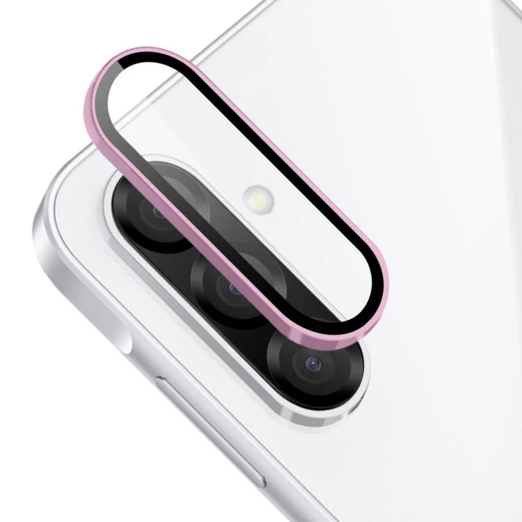 For Galaxy S26 FE ENKAY Hat-Prince 9H Rear Camera Lens Aluminium Alloy Tempered Glass Film(Pink)