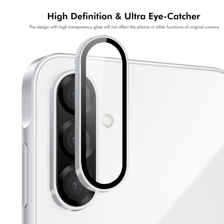 For Galaxy S26 FE ENKAY Hat-Prince 9H Rear Camera Lens Aluminium Alloy Tempered Glass Film(Pink) - Image 2