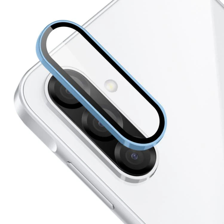 For Galaxy S26 FE ENKAY Hat-Prince 9H Rear Camera Lens Aluminium Alloy Tempered Glass Film(Sierra Blue)