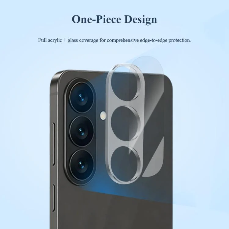 For Galaxy S26 / S26+ 5G 2pcs/Set LeReach TF Series 3D Full Coverage Version HD Wear-Resistant Camera Lens Glass Film(Black) - Image 4