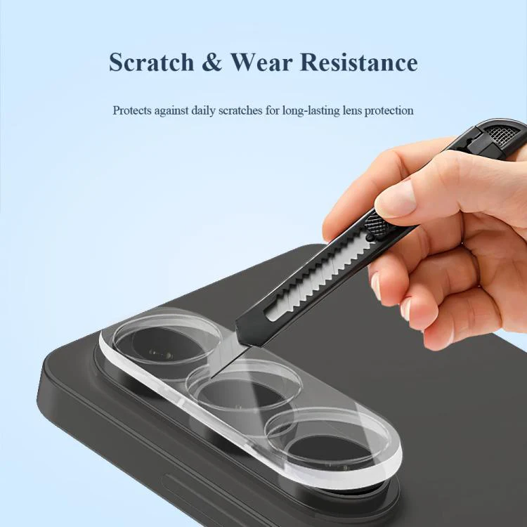For Galaxy S26 / S26+ 5G 2pcs/Set LeReach TF Series 3D Full Coverage Version HD Wear-Resistant Camera Lens Glass Film(Black) - Image 6