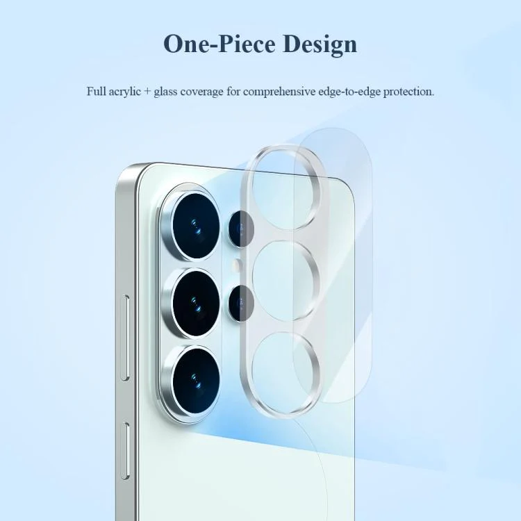For Galaxy S26 Ultra 5G 2pcs/Set LeReach TF Series 3D Full Coverage Version HD Wear-Resistant Camera Lens Glass Film, Main/Sub Set(Clear) - Image 4