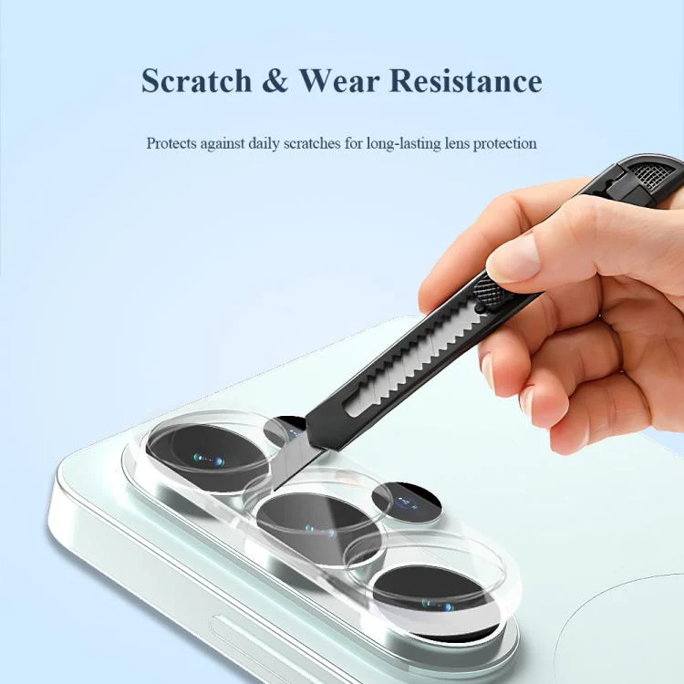 For Galaxy S26 Ultra 5G 2pcs/Set LeReach TF Series 3D Full Coverage Version HD Wear-Resistant Camera Lens Glass Film(Black) - Image 6