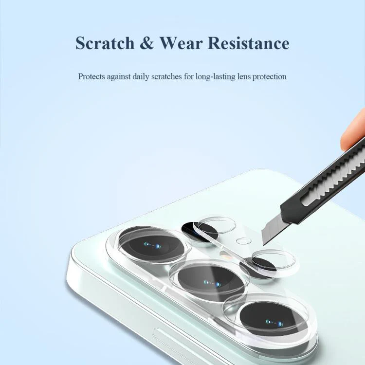For Galaxy S26 Ultra 5G LeReach TF Series 3D Full Coverage Version HD Wear-Resistant Camera Lens Glass Film, Main/Sub Set(Clear) - Image 6