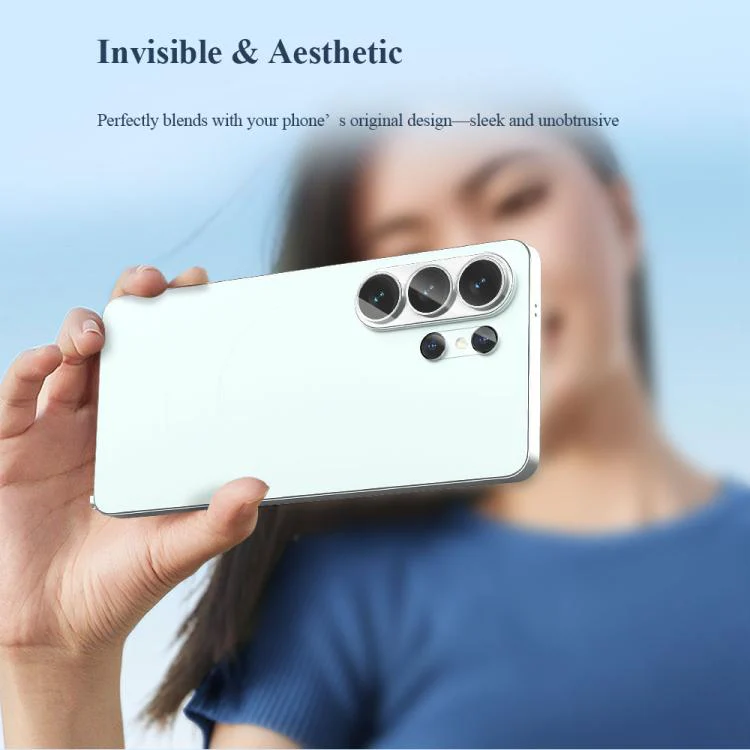 For Galaxy S26 Ultra 5G LeReach TF Series 3D Full Coverage Version HD Wear-Resistant Camera Lens Glass Film, Main/Sub Set(Clear) - Image 9