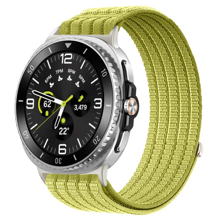 For Galaxy Watch8 / Watch8 Classic xDfind Nylon Breathable Hook And Loop Fastener Watch Band(Green)
