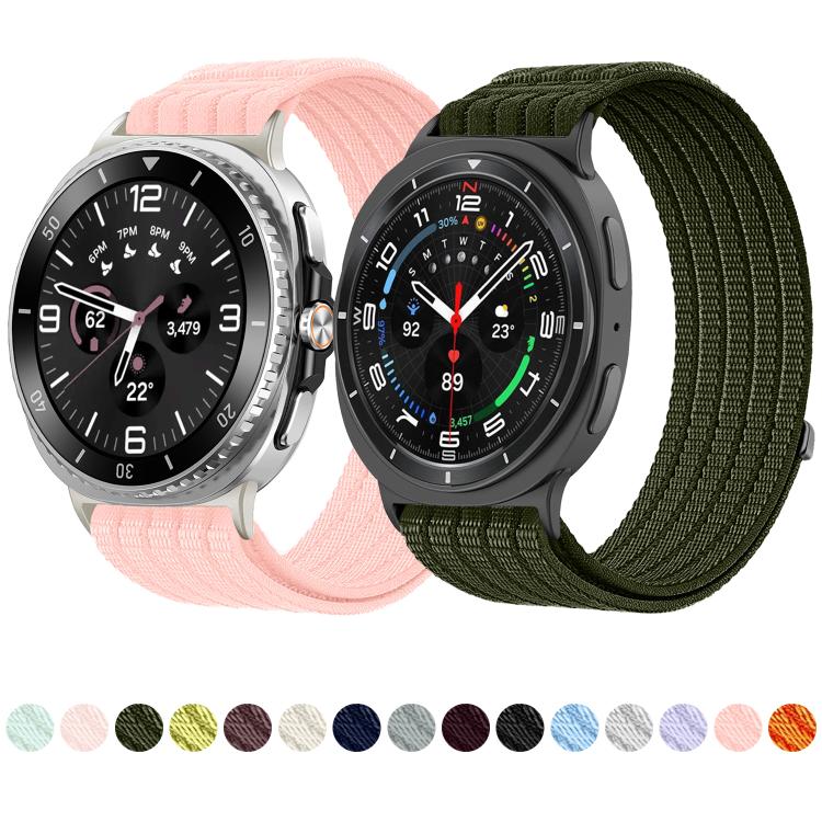 For Galaxy Watch8 / Watch8 Classic xDfind Nylon Breathable Hook And Loop Fastener Watch Band(Orange) - Image 3