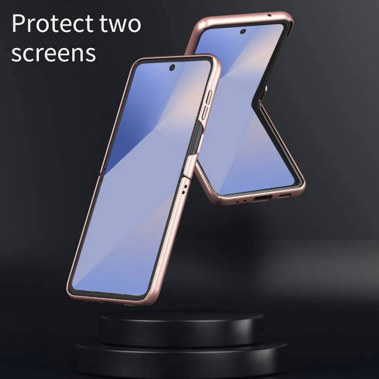 For Galaxy Z Flip8 5G Skin Feel Electroplating PC Shockproof Phone Case(Blue) - Image 7