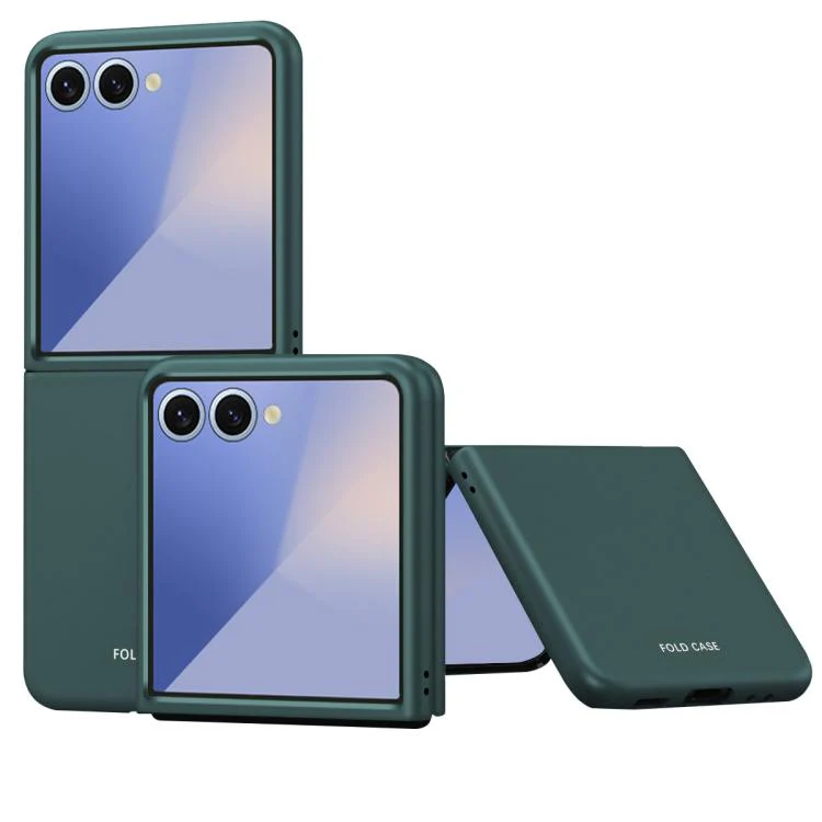 For Galaxy Z Flip8 5G Skin Feel Electroplating PC Shockproof Phone Case(Green) - Image 2