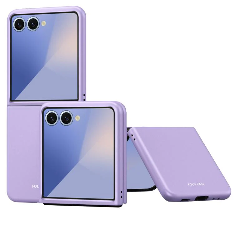 For Galaxy Z Flip8 5G Skin Feel Electroplating PC Shockproof Phone Case(Purple) - Image 2