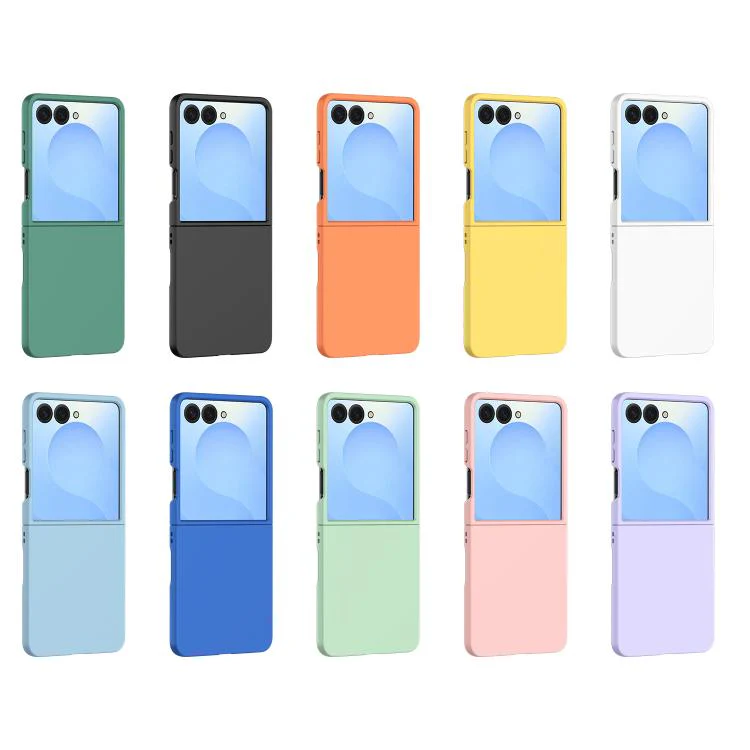 For Galaxy Z Flip8 5G Skin Feel PC Full Coverage Shockproof Phone Case(Klein Blue) - Image 2