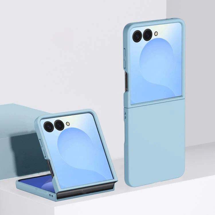 For Galaxy Z Flip8 5G Skin Feel PC Full Coverage Shockproof Phone Case(Sky Blue)