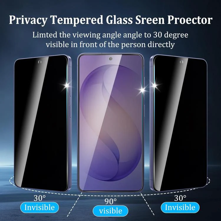 For Galaxy Z Fold8 5G Outer Screen 25pcs High-Aluminum Full-Coverage Anti-Fingerprint Screen-Printed Privacy Tempered Glass Film - Image 4