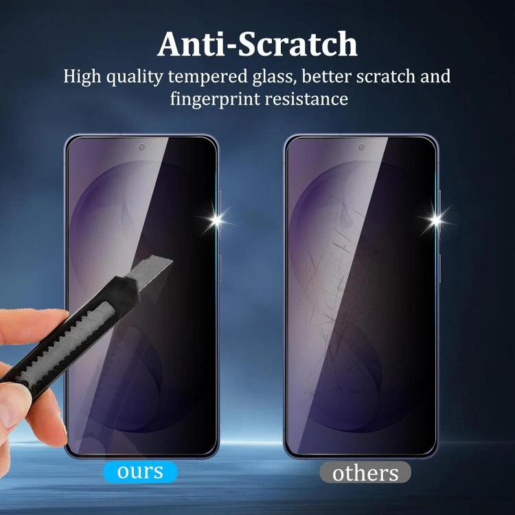 For Galaxy Z Fold8 5G Outer Screen 25pcs High-Aluminum Full-Coverage Anti-Fingerprint Screen-Printed Privacy Tempered Glass Film - Image 5