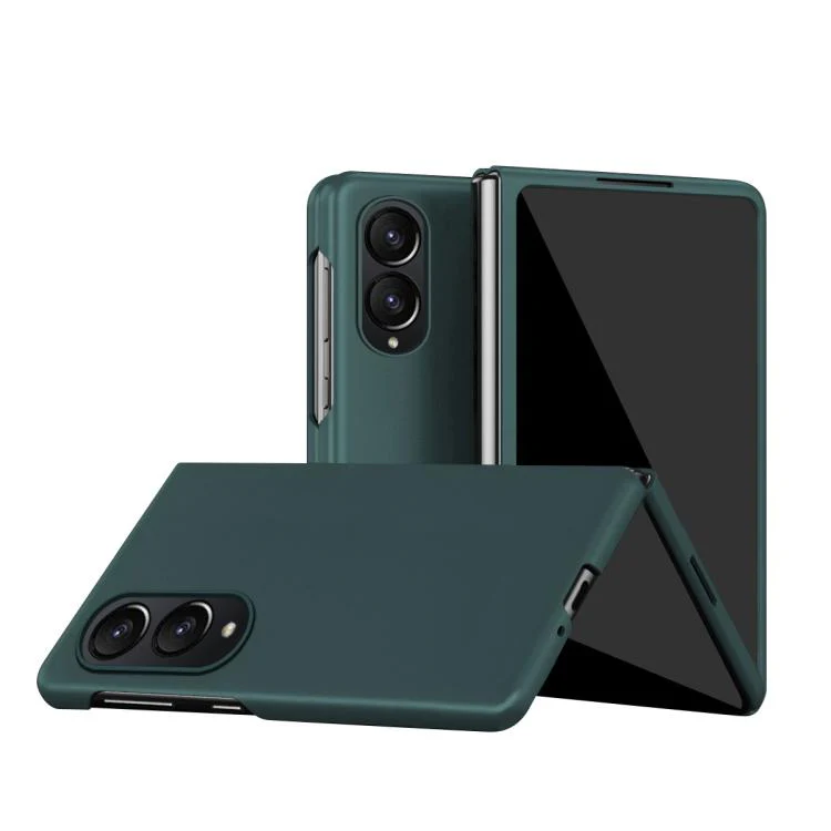 For Galaxy Z Fold8 5G Skin Feel Electroplating PC Shockproof Phone Case(Dark Green) - Image 2