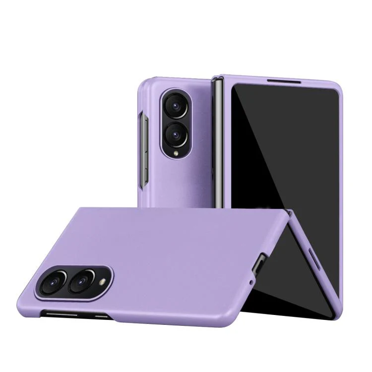 For Galaxy Z Fold8 5G Skin Feel Electroplating PC Shockproof Phone Case(Purple) - Image 2