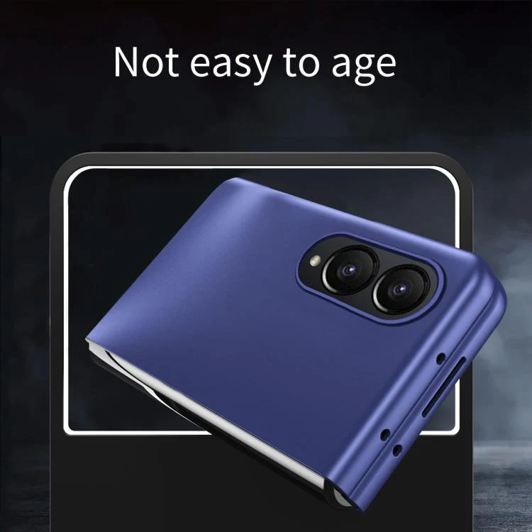 For Galaxy Z Fold8 5G Skin Feel Electroplating PC Shockproof Phone Case(Sapphire Blue) - Image 3