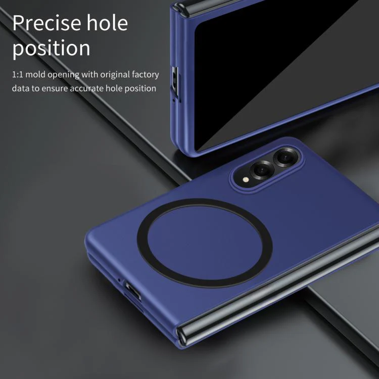 For Galaxy Z Fold8 5G Skin Feel Magnetic Shockproof Phone Case(Blue) - Image 6