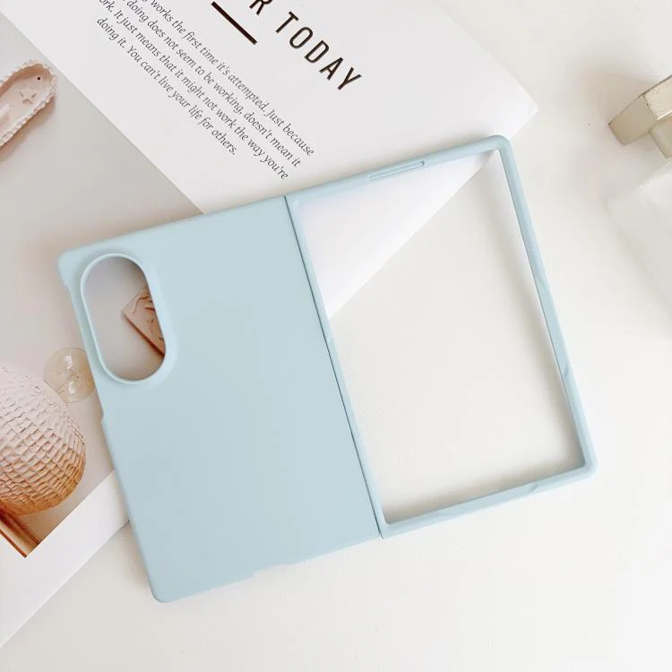 For Galaxy Z Fold8 5G Skin Feel PC Full Coverage Shockproof Phone Case(Sky Blue) - Image 2