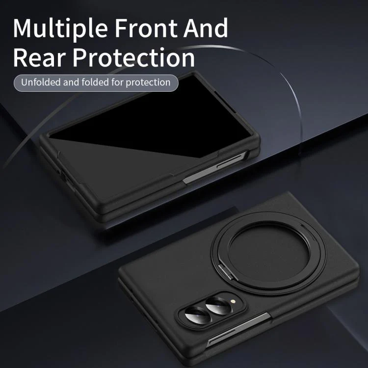 For Galaxy Z Fold8 5G Thunderbolt 360 Rotating Holder Shockproof Phone Case(Black) - Image 5