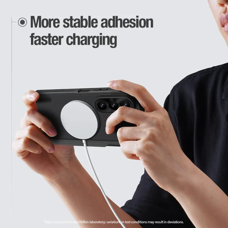 For Galaxy Z Fold8 Ultra 5G NILLKIN Frosted Fold PC + TPU MagSafe Magnetic Phone Case with Stylus(Black) - Image 10
