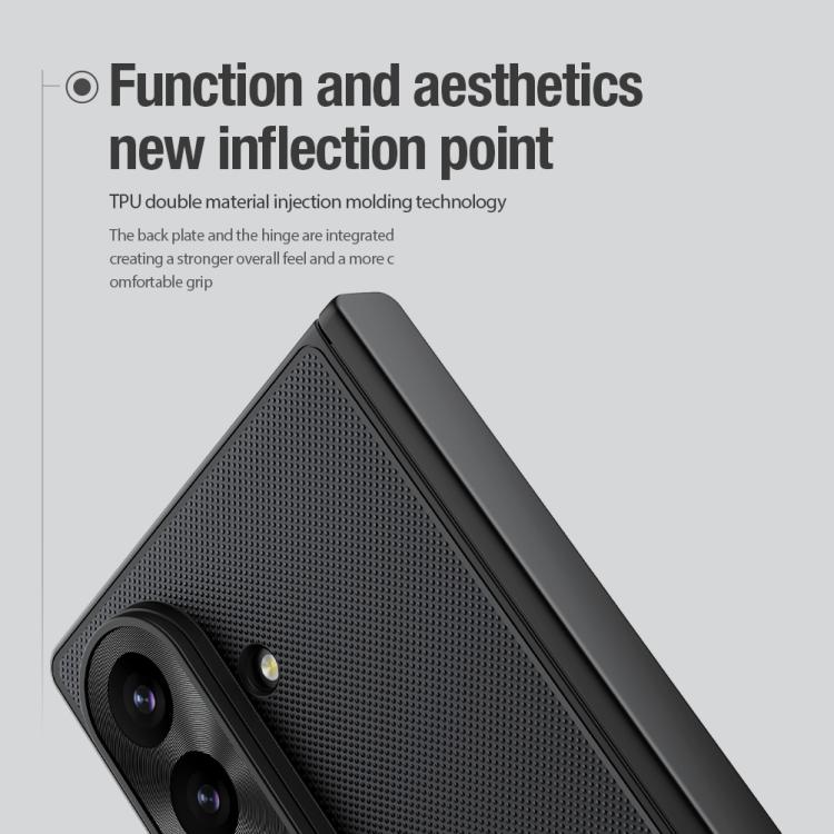 For Galaxy Z Fold8 Ultra 5G NILLKIN Frosted Fold PC + TPU MagSafe Magnetic Phone Case(Black) - Image 7