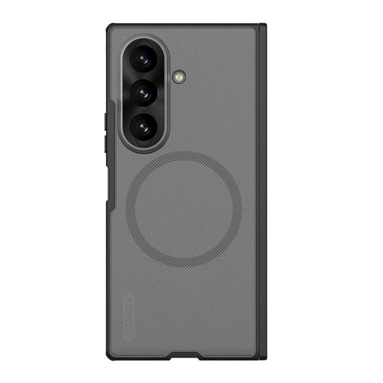 For Galaxy Z Fold8 Ultra 5G NILLKIN Frosted Fold PC + TPU MagSafe Magnetic Phone Case(Transparent Black) - Image 2