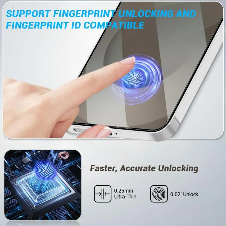 For Galaxy Z Fold8 Ultra 5G Outer Screen Kalebol 10pcs High-Aluminum Screen-Printed Full-Coverage Anti-Fingerprint Black-Bordered HD Tempered Glass Film - Image 6