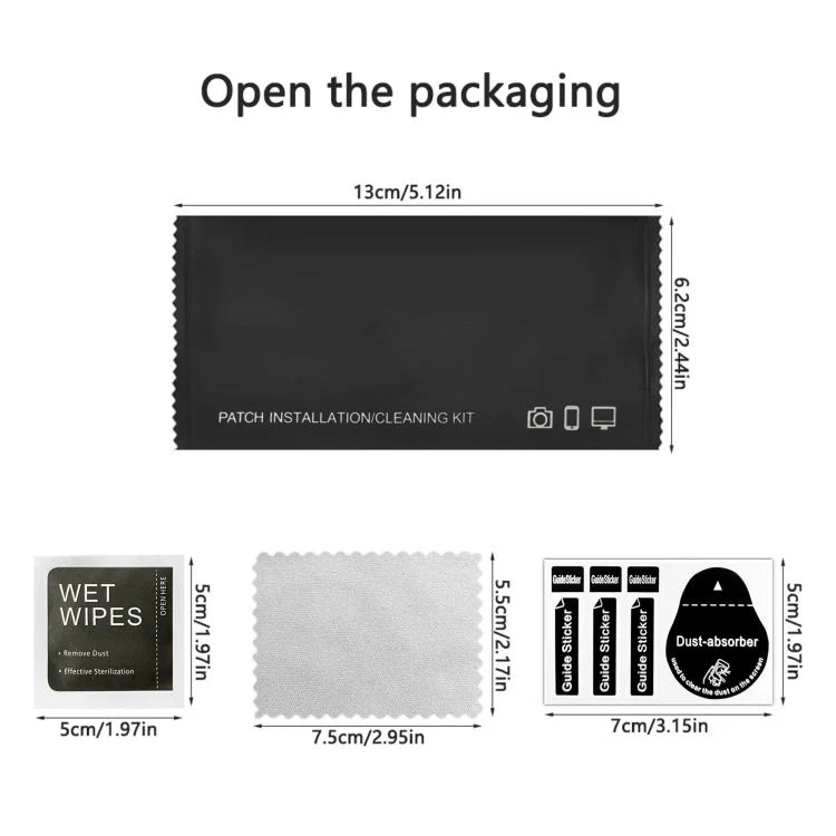 For Galaxy Z Fold8 Ultra 5G Outer Screen Kalebol 10pcs High-Aluminum Screen-Printed Full-Coverage Anti-Fingerprint Black-Bordered HD Tempered Glass Film - Image 7