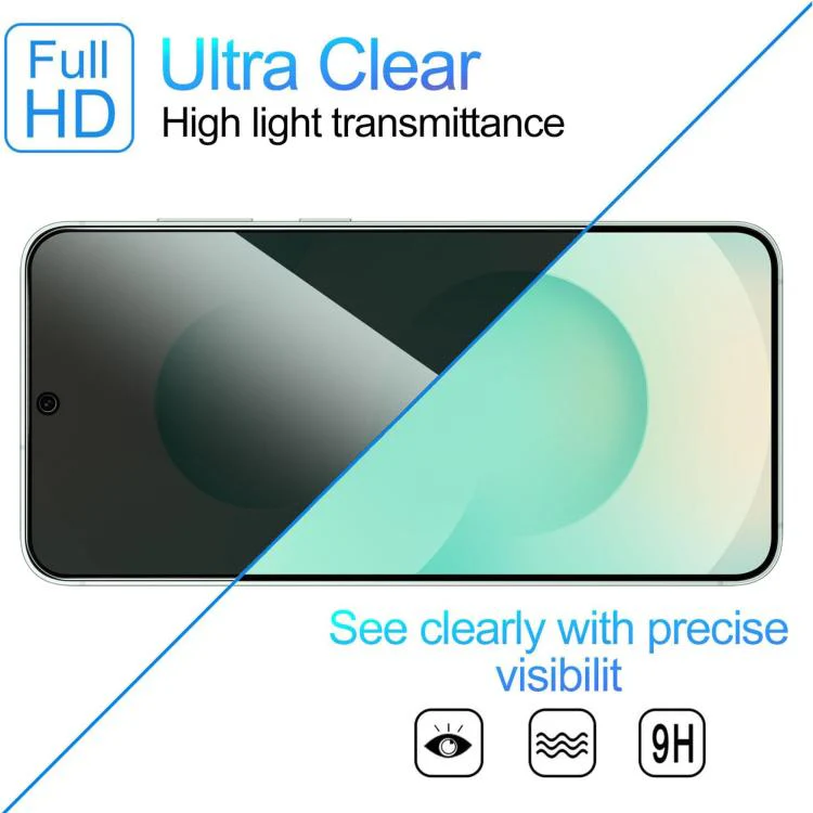 For Galaxy Z Fold8 Ultra 5G Outer Screen Kalebol High-Aluminum Screen-Printed Full-Coverage Black-Border Privacy Tempered Glass Film - Image 5