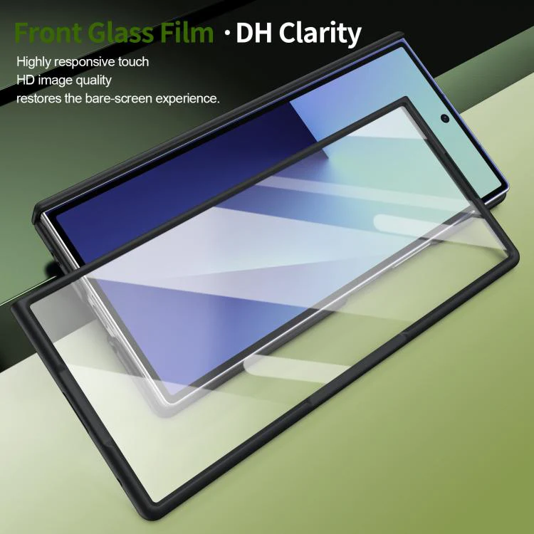 For Galaxy Z Fold8 Ultra 5G Rotation Magnetic Ring Holder Hinge Integrated Film Phone Case(Black) - Image 7