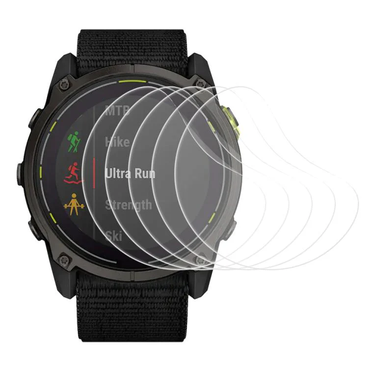 For Garmin Enduro 3 5pcs xDfind Soft Hydrogel Film Full Cover Watch Front Protector