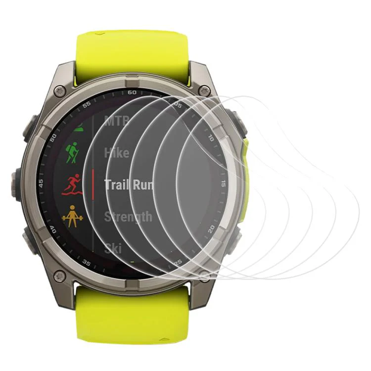 For Garmin Fenix 8 51mm 5pcs xDfind Soft Hydrogel Film Full Cover Watch Front Protector