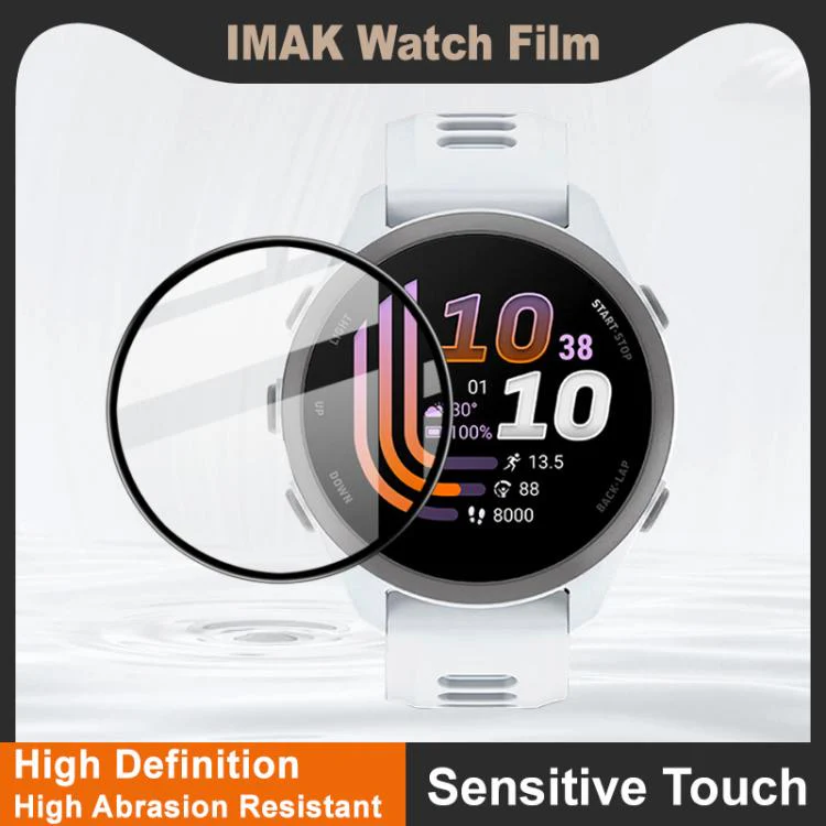 For Garmin Forerunner 170 IMAK Plexiglass HD Watch Protective Film - Image 3