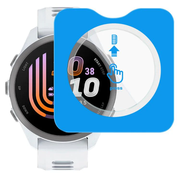 For Garmin Forerunner 170 imak Tempered Glass Watch Film, Self-positioning Version