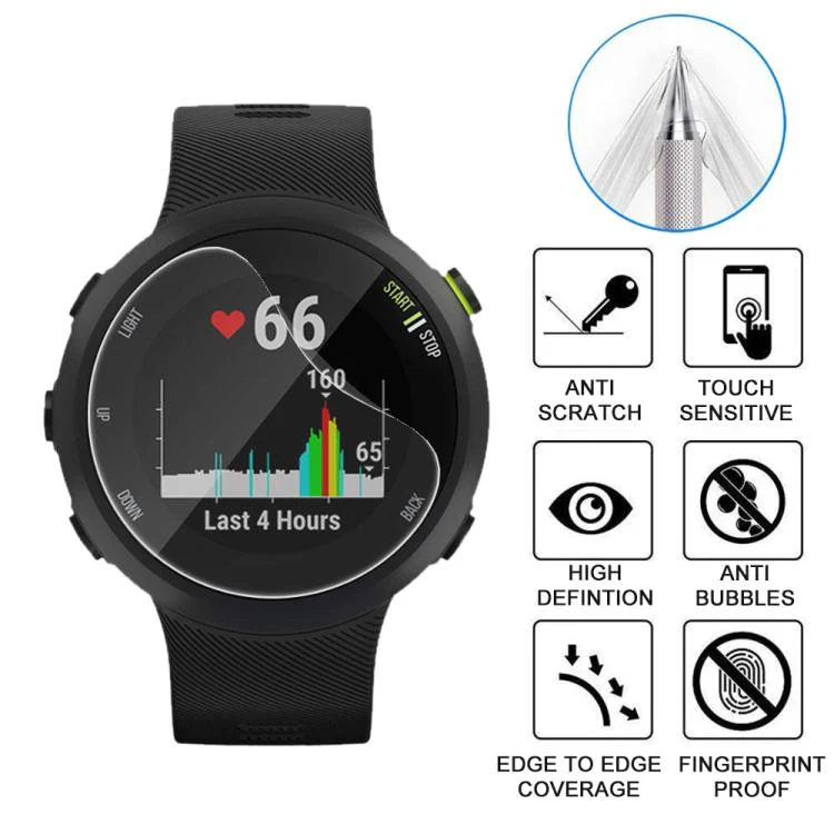 For Garmin Forerunner 45 / 45s 5pcs xDfind Soft Hydrogel Film Full Cover Watch Front Protector - Image 3