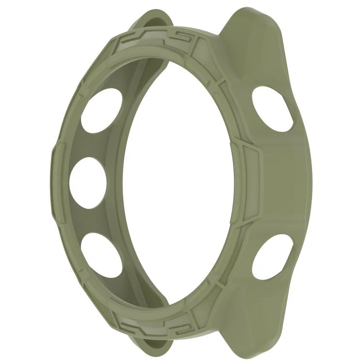 For Garmin Forerunner 70 / 170 / 170 Music Hollow Armor TPU Half Coverage Watch Protective Case(Jungle Green) - Image 4