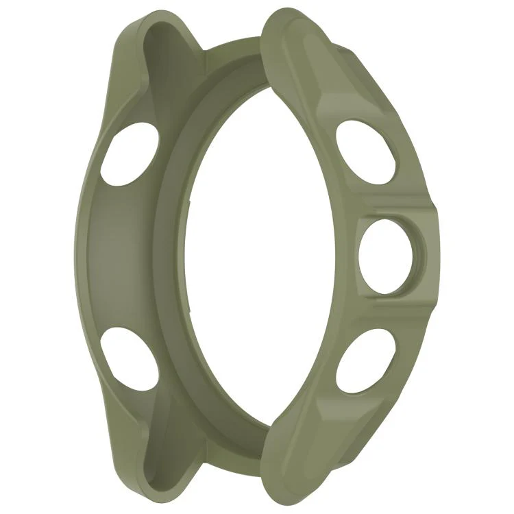 For Garmin Forerunner 70 / 170 / 170 Music Hollow Armor TPU Half Coverage Watch Protective Case(Jungle Green) - Image 5