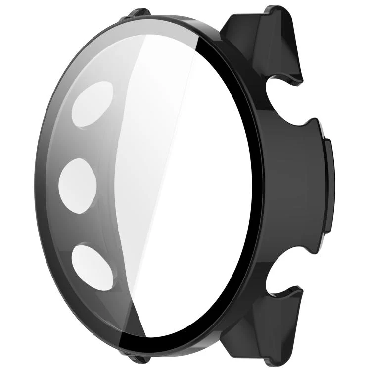 For Garmin Forerunner 70 / 170 / 170 Music Tempered Glass Film Integrated PC Watch Protective Case(Black) - Image 3