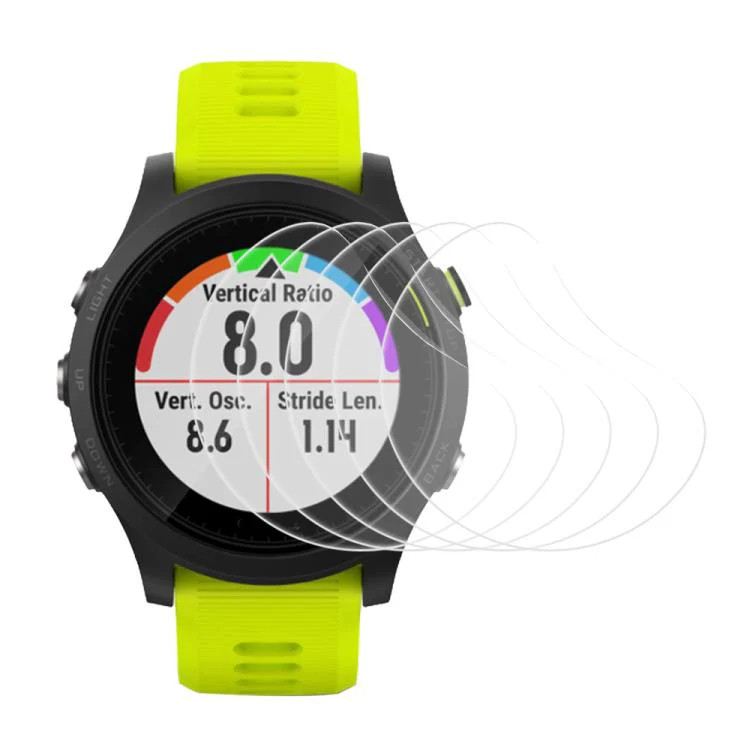 For Garmin Forerunner 935 5pcs xDfind Soft Hydrogel Film Full Cover Watch Front Protector
