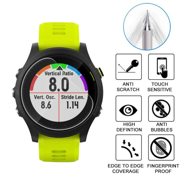 For Garmin Forerunner 935 5pcs xDfind Soft Hydrogel Film Full Cover Watch Front Protector - Image 3
