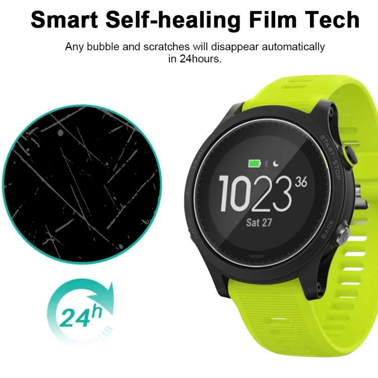 For Garmin Forerunner 935 5pcs xDfind Soft Hydrogel Film Full Cover Watch Front Protector - Image 4