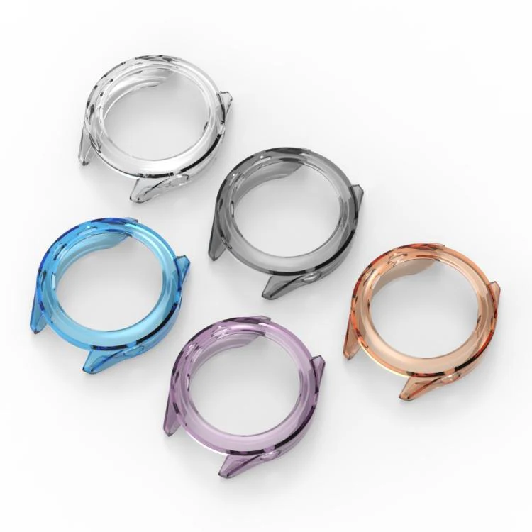 For Garmin Foreruuner 170 / 70 Candy Color Half Coverage Hollow TPU Watch Protective Case(Transparent Purple) - Image 5