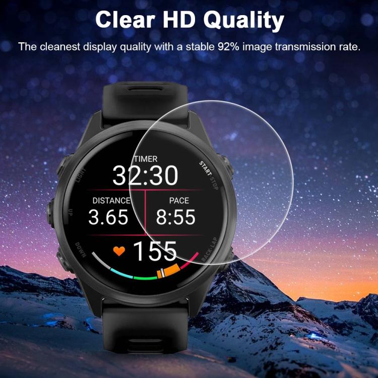 For Garmin Foreunner 570 42mm 5pcs xDfind Soft Hydrogel Film Full Cover Watch Front Protector - Image 6