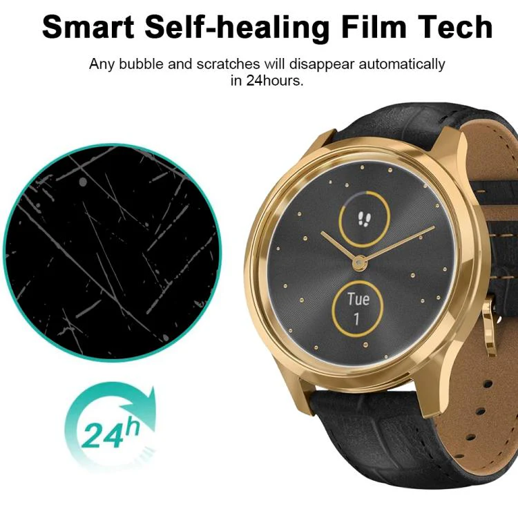 For Garmin GarminMove Luxe / Style 5pcs xDfind Soft Hydrogel Film Full Cover Watch Front Protector - Image 4
