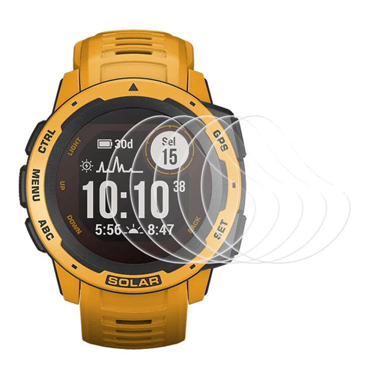 For Garmin Instinct 5pcs xDfind Soft Hydrogel Film Full Cover Watch Front Protector