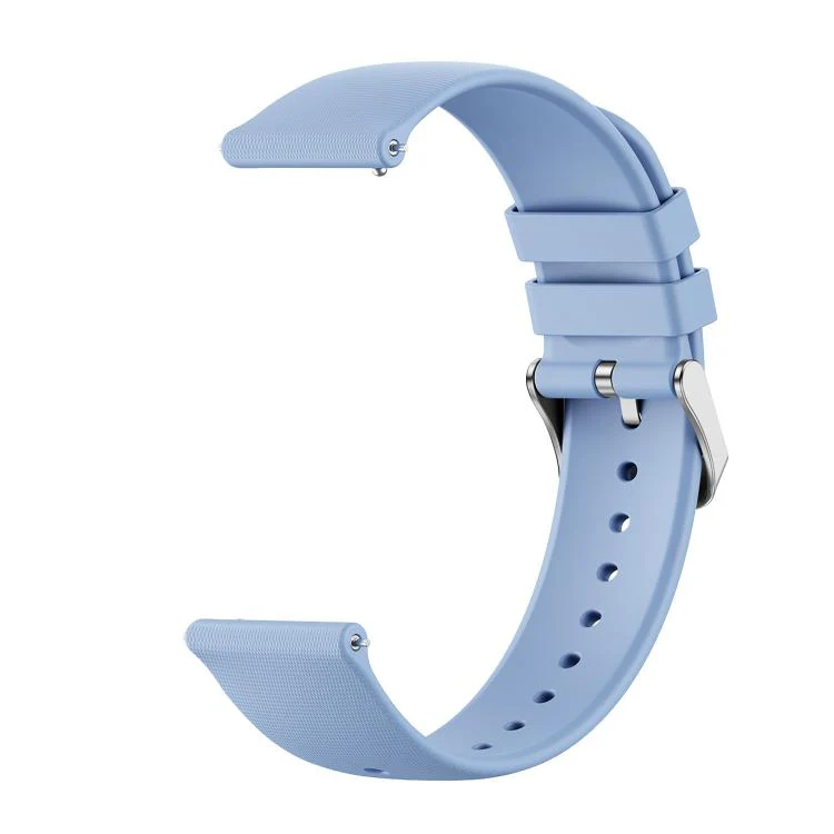 For Garmin Venu 4 41mm Delicate Texture Solid Color Silicone Watch Band(Light Blue) - Image 2